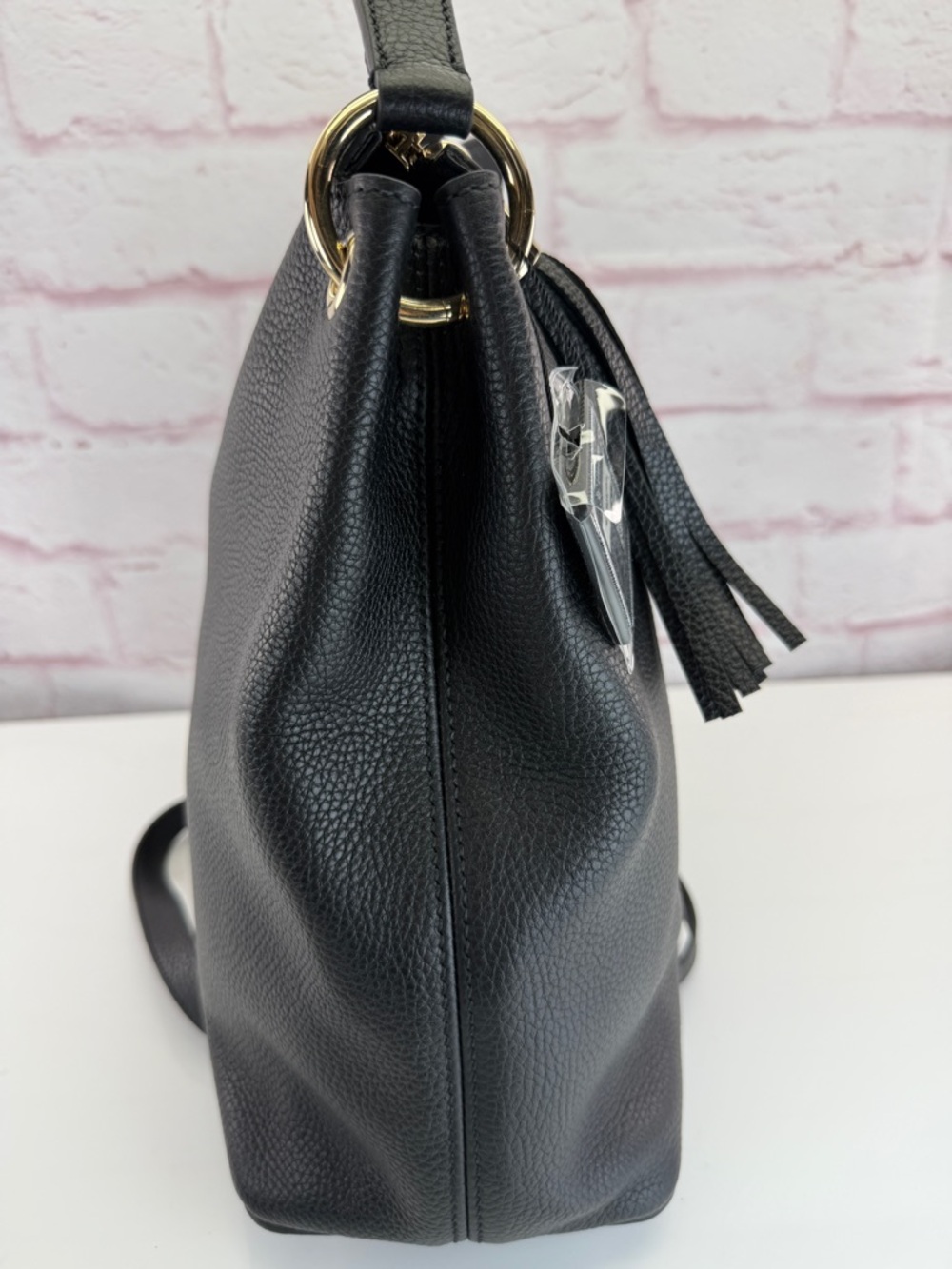 Gucci Pebbled Calfskin Large Soho Hobo Black - Picture 6 of 16